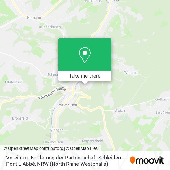 Verein zur Förderung der Partnerschaft Schleiden-Pont L Abbé map