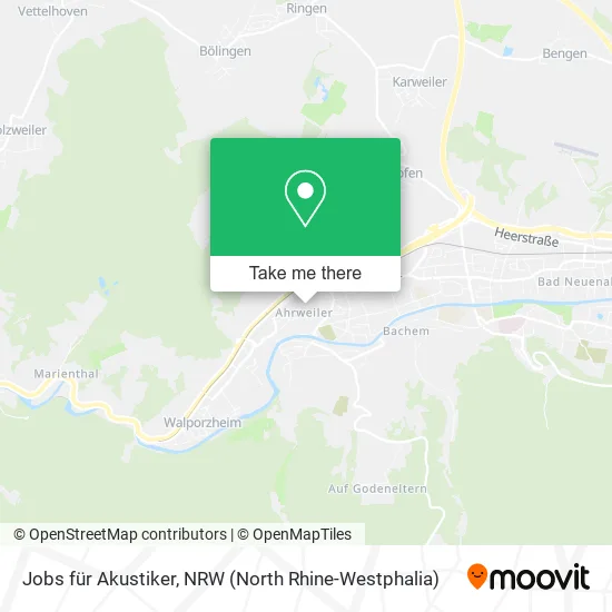 Карта Jobs für Akustiker