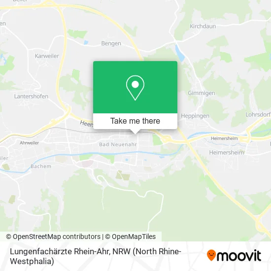Карта Lungenfachärzte Rhein-Ahr