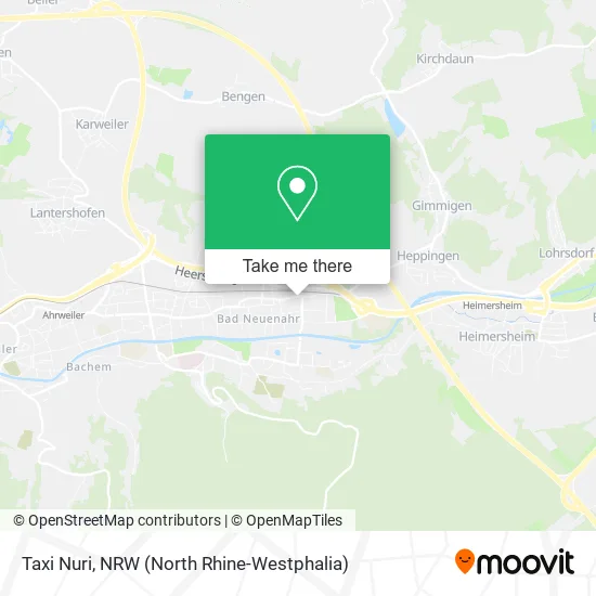 Карта Taxi Nuri