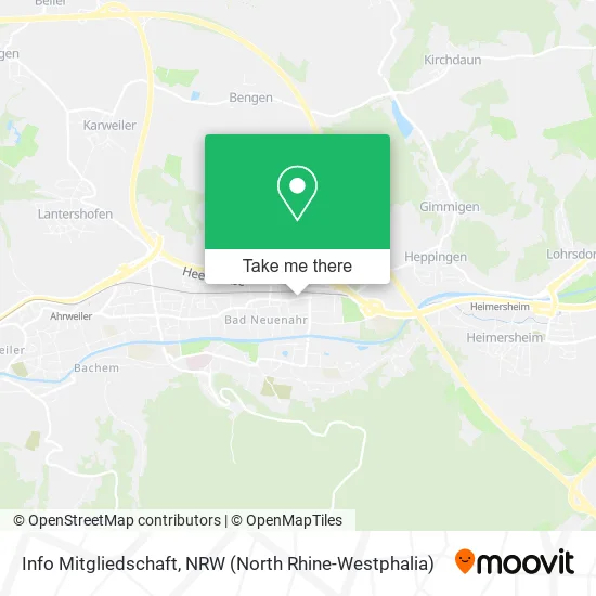 Карта Info Mitgliedschaft