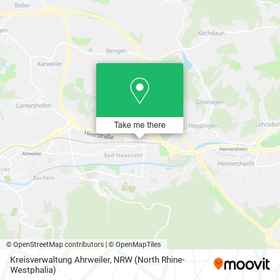 Kreisverwaltung Ahrweiler map