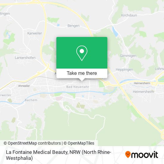 La Fontaine Medical Beauty map
