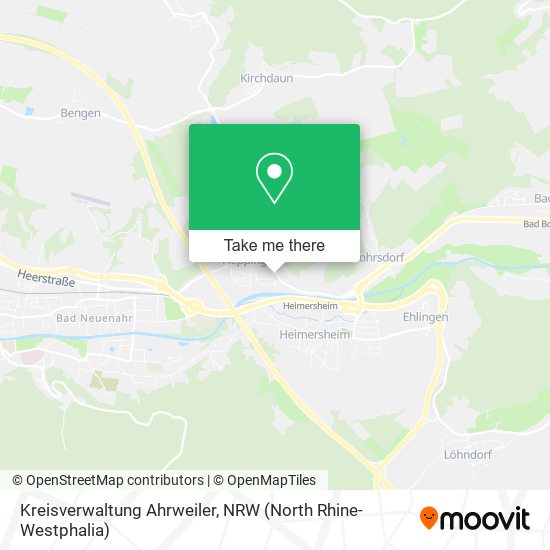 Карта Kreisverwaltung Ahrweiler