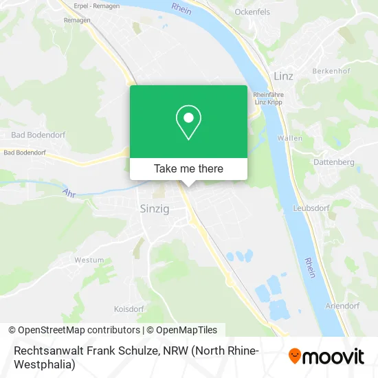 Карта Rechtsanwalt Frank Schulze