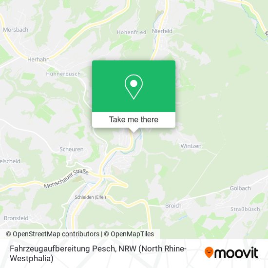 Fahrzeugaufbereitung Pesch map
