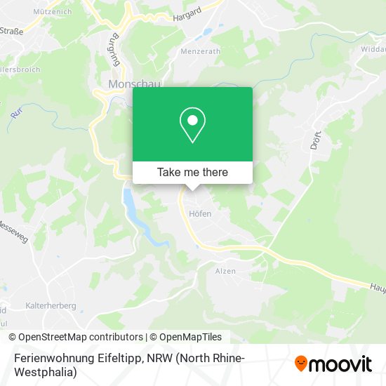 Ferienwohnung Eifeltipp map