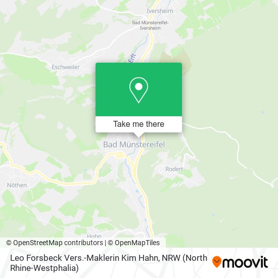 Leo Forsbeck Vers.-Maklerin Kim Hahn map