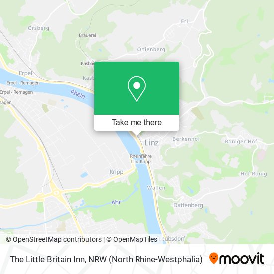 The Little Britain Inn map