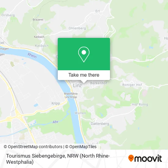 Карта Tourismus Siebengebirge