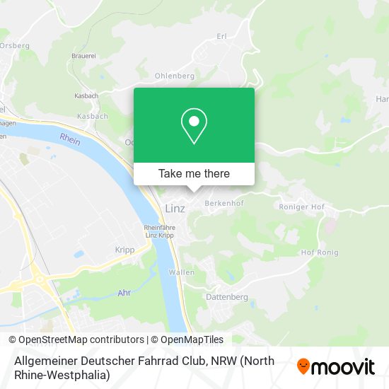 Allgemeiner Deutscher Fahrrad Club map