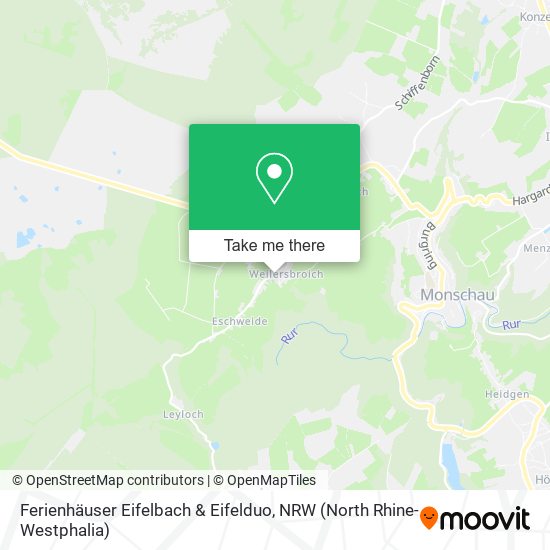 Ferienhäuser Eifelbach & Eifelduo map