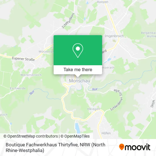 Boutique Fachwerkhaus Thirtyfive map