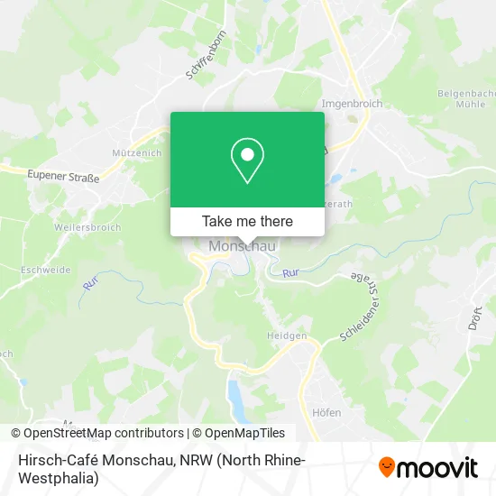 Карта Hirsch-Café Monschau