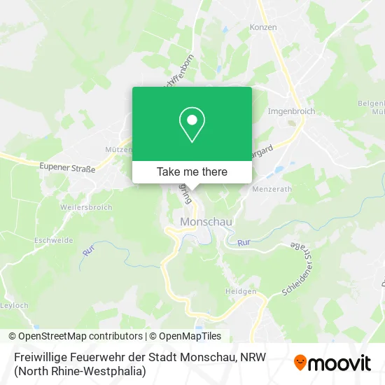 Карта Freiwillige Feuerwehr der Stadt Monschau