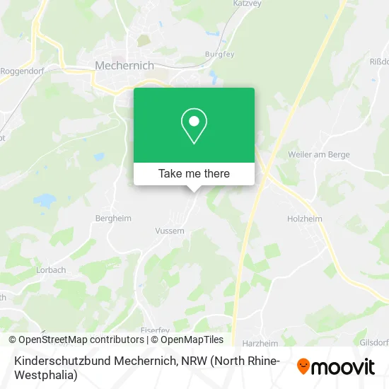 Карта Kinderschutzbund Mechernich