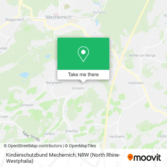 Карта Kinderschutzbund Mechernich