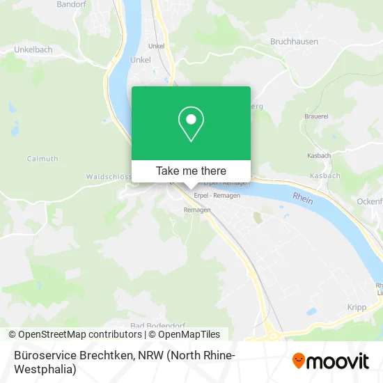 Карта Büroservice Brechtken