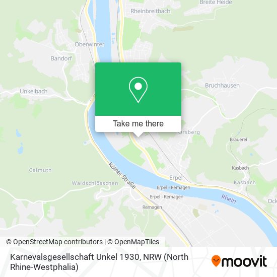 Karnevalsgesellschaft Unkel 1930 map