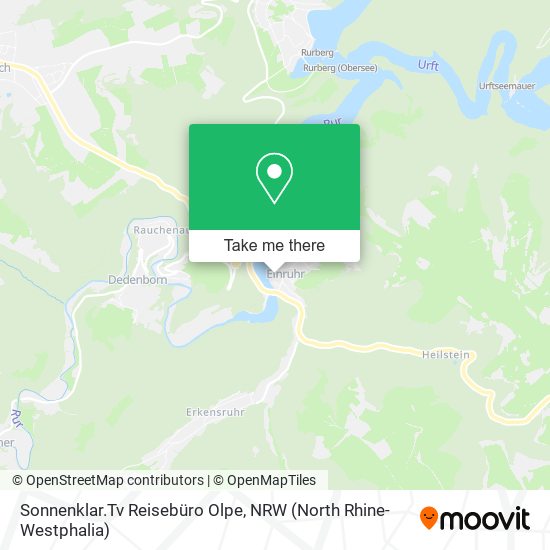 Sonnenklar.Tv Reisebüro Olpe map