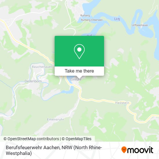 Berufsfeuerwehr Aachen map