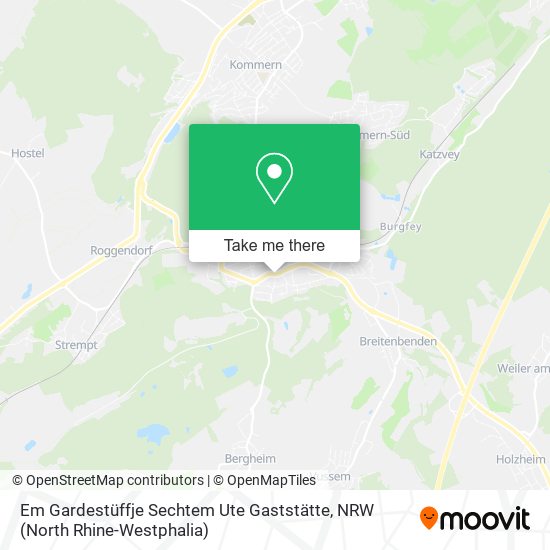 Em Gardestüffje Sechtem Ute Gaststätte map