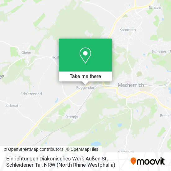 Einrichtungen Diakonisches Werk Außen St. Schleidener Tal map