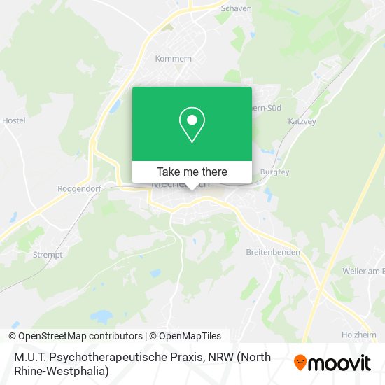 M.U.T. Psychotherapeutische Praxis map
