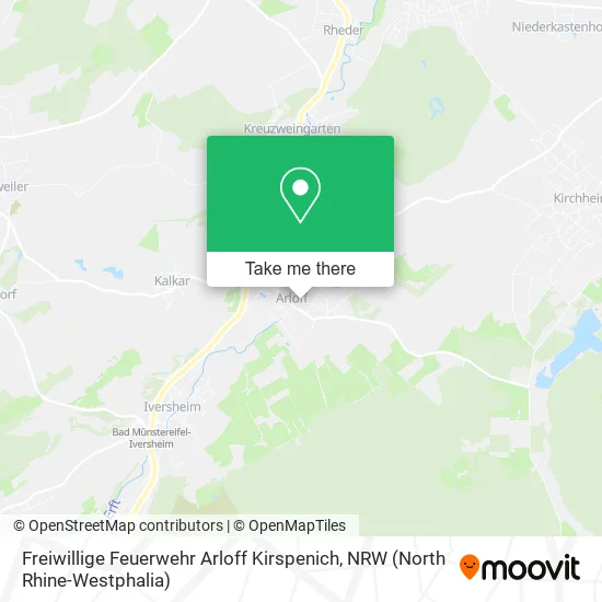 Карта Freiwillige Feuerwehr Arloff Kirspenich