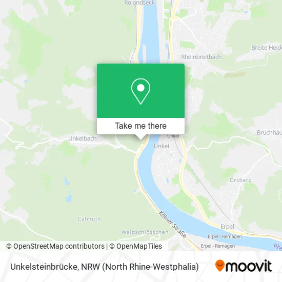 Карта Unkelsteinbrücke