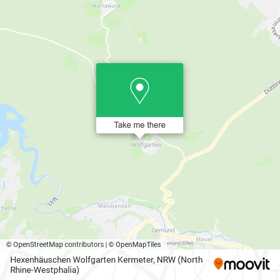 Карта Hexenhäuschen Wolfgarten Kermeter