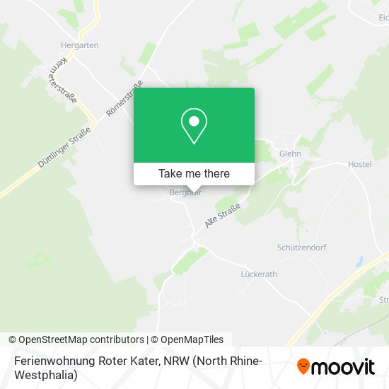 Ferienwohnung Roter Kater map