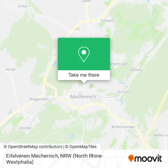 Карта Eifelverein Mechernich