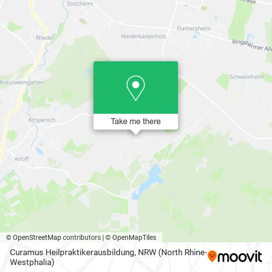 Карта Curamus Heilpraktikerausbildung