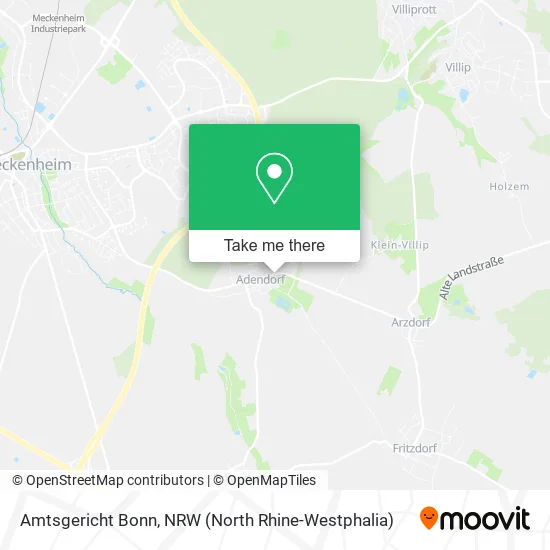 Карта Amtsgericht Bonn