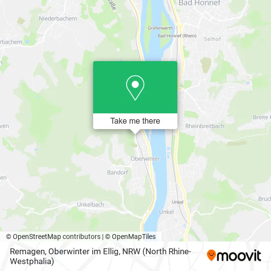 Карта Remagen, Oberwinter im Ellig