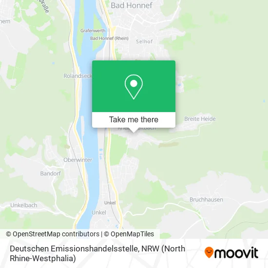 Карта Deutschen Emissionshandelsstelle