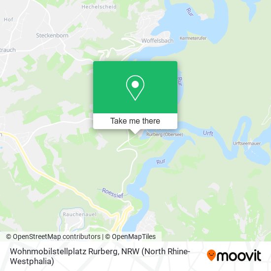 Wohnmobilstellplatz Rurberg map