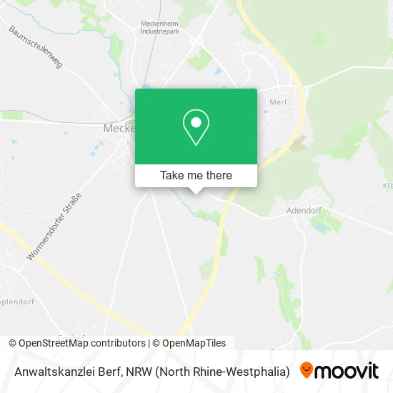 Карта Anwaltskanzlei Berf