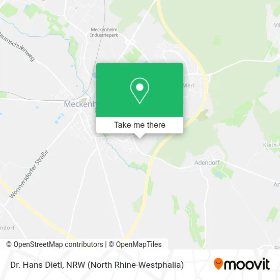 Dr. Hans Dietl map