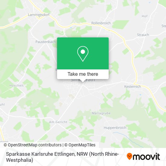 Sparkasse Karlsruhe Ettlingen map