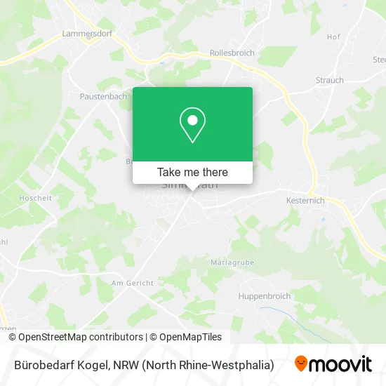 Bürobedarf Kogel map