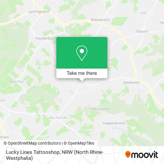 Lucky Lines Tattooshop map