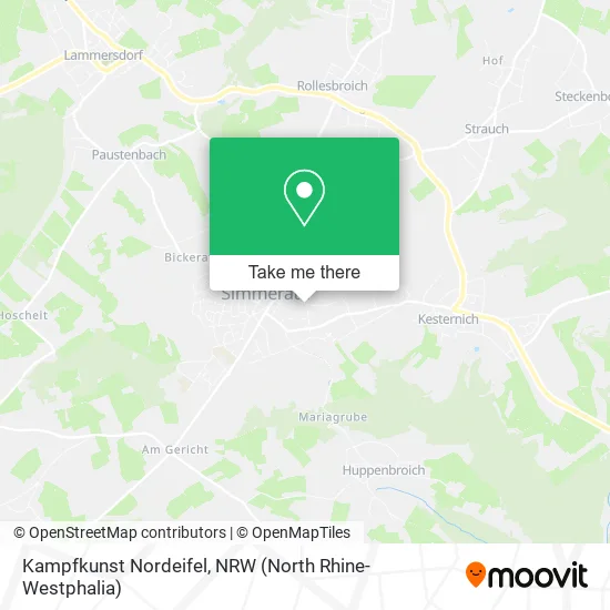 Kampfkunst Nordeifel map