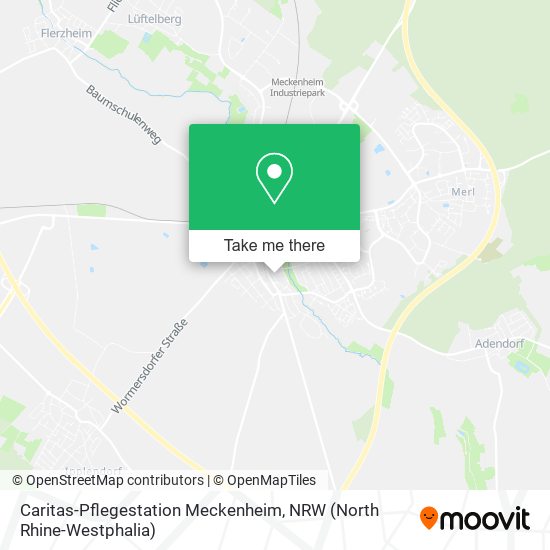 Caritas-Pflegestation Meckenheim map