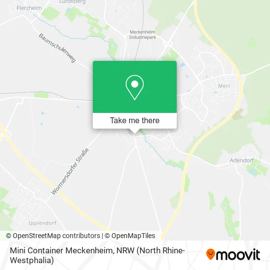 Карта Mini Container Meckenheim