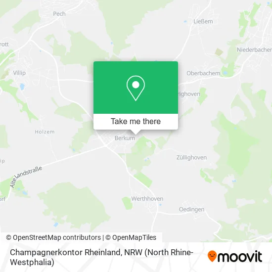 Карта Champagnerkontor Rheinland