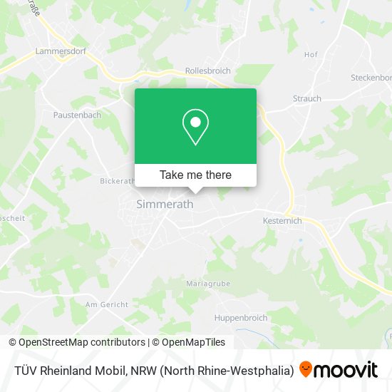 TÜV Rheinland Mobil map