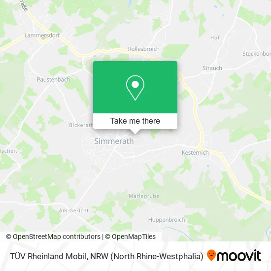 Карта TÜV Rheinland Mobil