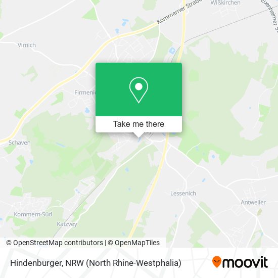 Hindenburger map